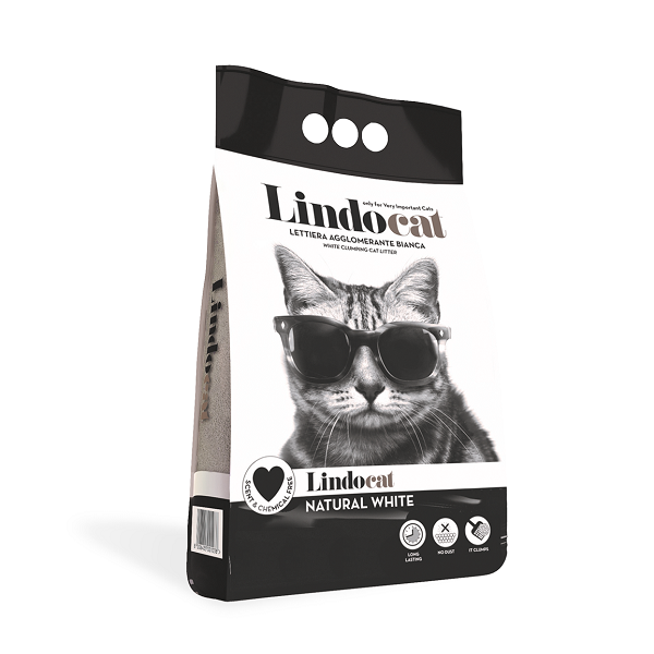 Lindocat Natural White Lettiera Agglomerante 10 L Lindocat Natural White Lettiera Agglomerante 10 L